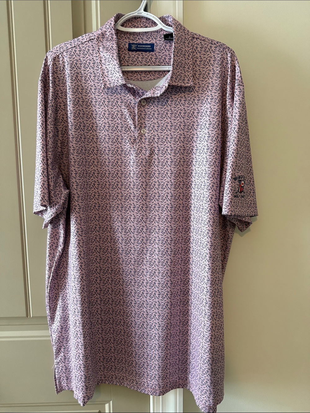 Founders International Collection Men’s Polo - World Tour Golf Links Logo